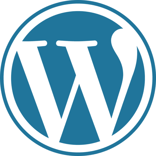 WordPress blue logo